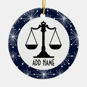 Ornamento De Cerâmica Juiz advogado advogado