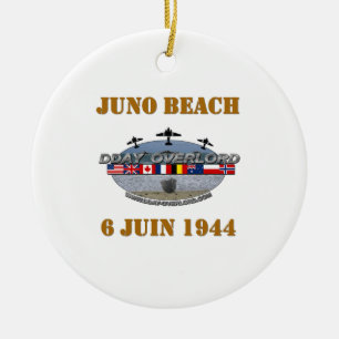 Ornamento De Cerâmica Juno Beach 1944 Normandie