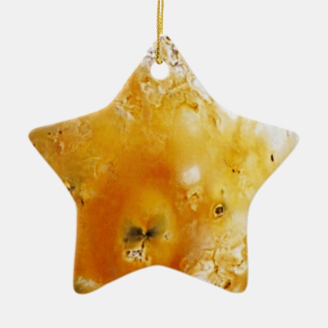 Ornamento De Cerâmica Jupiter's Moon Io (Frente)