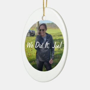 Ornamento De Cerâmica Kamala Harris, Vice-Presidente Eleito "Nós Consegu