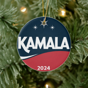 Ornamento De Cerâmica Kamala Harris Vintage 2024 Para Presidente Eleição