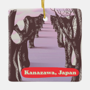 Ornamento De Cerâmica Kanazawa, Japão Flor
