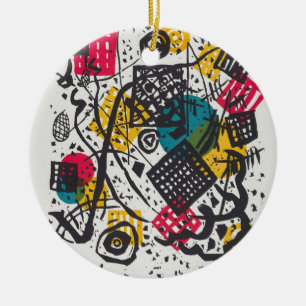Ornamento De Cerâmica Kandinsky Antigo Kleine Welten V Bauhaus Abstrato