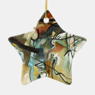 Ornamento De Cerâmica Kandinsky Composition V Abstrato Pintura