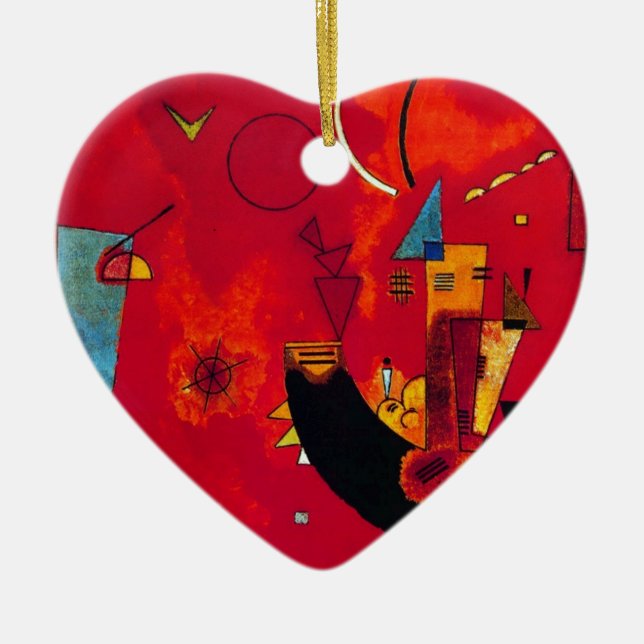 Ornamento De Cerâmica Kandinsky Mit und Gegen (Frente)