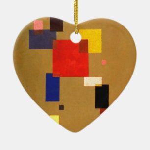 Ornamento De Cerâmica Kandinsky Treze Retângulos Abstrato Painting