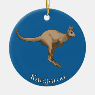 Ornamento De Cerâmica Kangaroo Australia Ornament