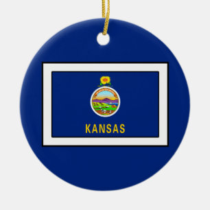 Ornamento De Cerâmica Kansas