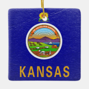 Ornamento De Cerâmica Kansas