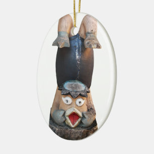 Ornamento De Cerâmica Kappa 河 童 Handstand
