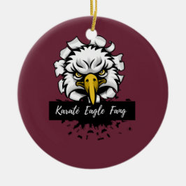 Ornamento De Cerâmica Karaté Eagle Fang T-Shirt