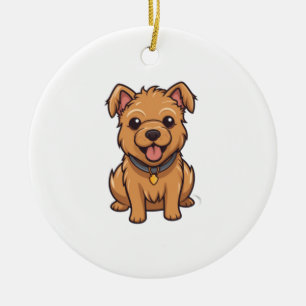 Ornamento De Cerâmica Kawaii, australiano Terrier Puppy
