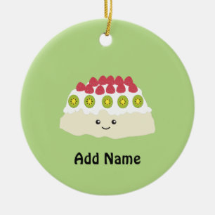 Ornamento De Cerâmica Kawaii Pavlova
