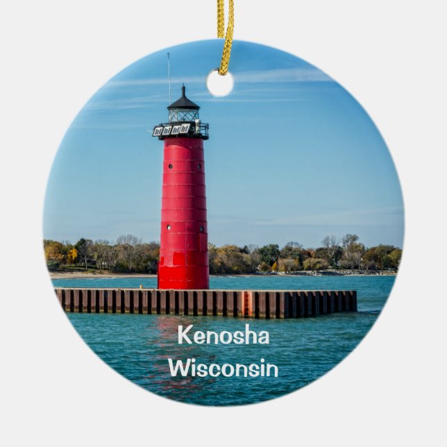 Ornamento De Cerâmica Kenosha (Frente)