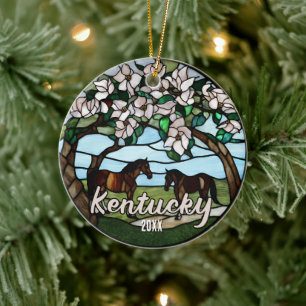 Ornamento De Cerâmica Kentucky Vacation Souvenir