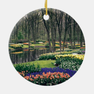 Ornamento De Cerâmica Keukenhof, um banquete floral