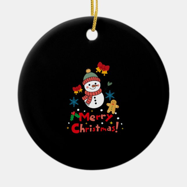 Ornamento De Cerâmica Keychain (Frente)