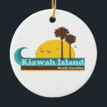 Ornamento De Cerâmica Kiawah Island.<br><div class="desc">Kiawah Island.</div>