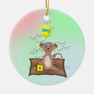 Ornamento De Cerâmica King Cub
