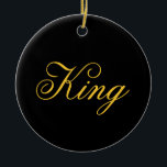 Ornamento De Cerâmica King Ornament<br><div class="desc">King Ornament</div>