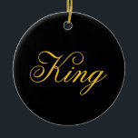 Ornamento De Cerâmica King Ornament<br><div class="desc">King Ornament</div>