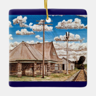 Ornamento De Cerâmica Kingsville, ON Depot por Tom Rock