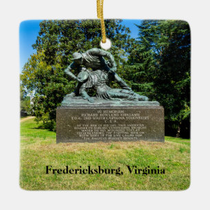 Ornamento De Cerâmica Kirkland Monument em Fredericksburg Battlefield