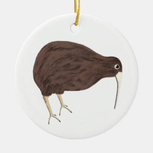 Ornamento De Cerâmica Kiwi Ornament