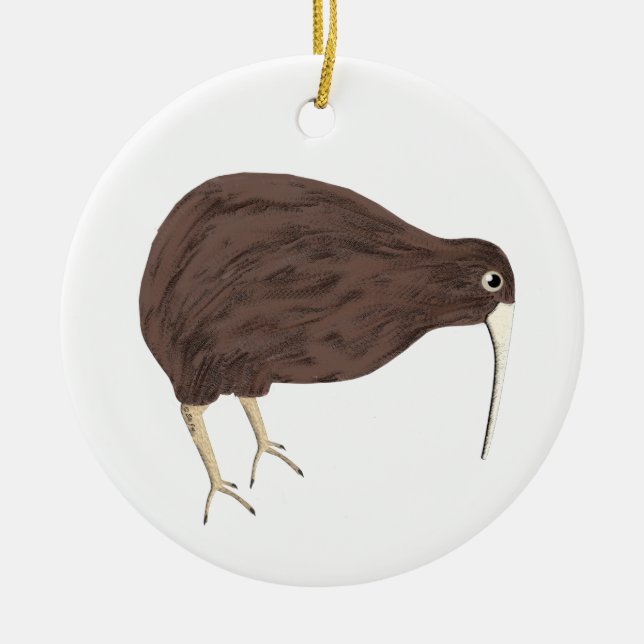 Ornamento De Cerâmica Kiwi Ornament (Frente)