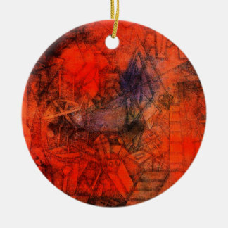 Ornamento De Cerâmica Klee - Groins, pintura famosa,