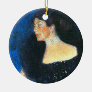 Ornamento De Cerâmica Klimt Retrato da Rosa von Rosthorn-Friedmann