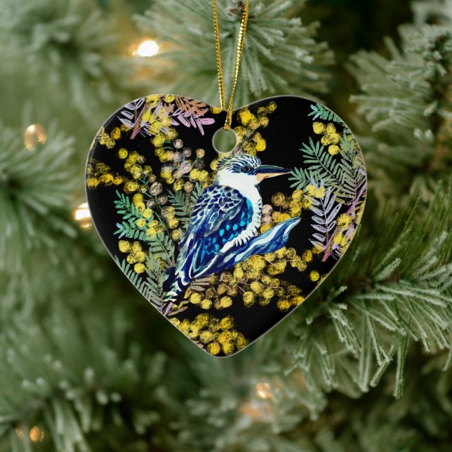 Ornamento De Cerâmica Kookaburra (Árvore)