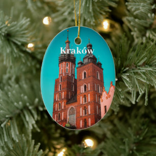 Ornamento De Cerâmica Krakow Europe Polônia Polska Cidade Antiga