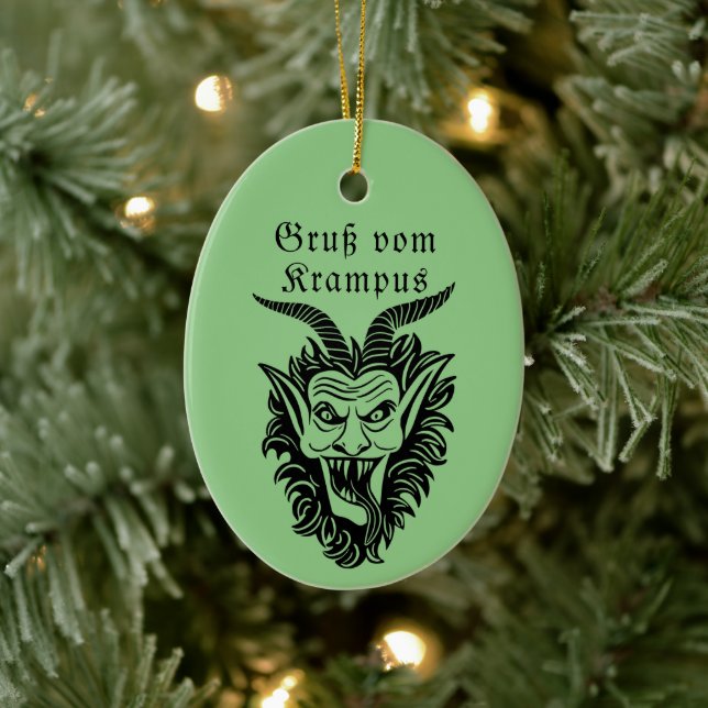 Ornamento De Cerâmica Krampus (Árvore)