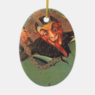 Ornamento De Cerâmica Krampus