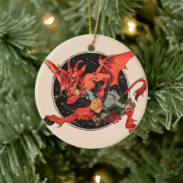 Ornamento De Cerâmica Krampus