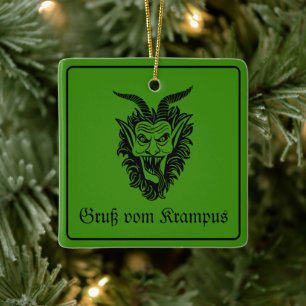 Ornamento De Cerâmica Krampus Christmas