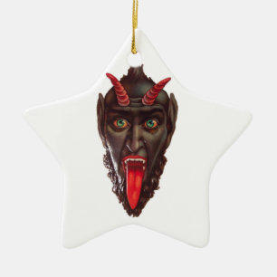 Ornamento De Cerâmica krampus da vintage