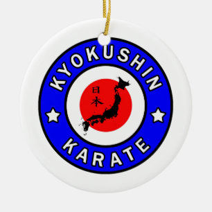 Ornamento De Cerâmica Kyokushin Karate