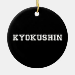 Ornamento De Cerâmica Kyokushin Karate
