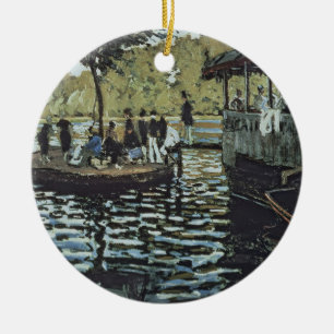 Ornamento De Cerâmica La Grenouillere de Claude Monet