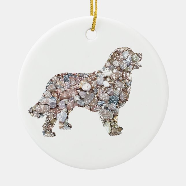 Ornamento De Cerâmica Labrador Ornament (Frente)