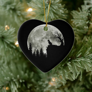 Ornamento De Cerâmica Labrador Retriever Stand On Mountain Halloween