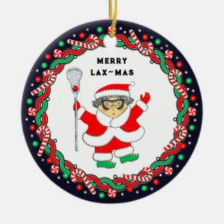 Ornamento De Cerâmica Lacrosse Feminino