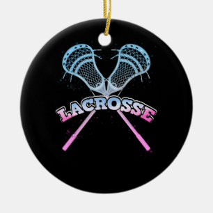 Ornamento De Cerâmica Lacrosse Stick For Lacrosse Players Sport Lax Orna