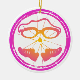Ornamento De Cerâmica Lady Triathlon