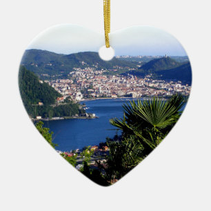 Ornamento De Cerâmica Lago 2 Como