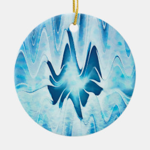 Ornamento De Cerâmica Lago Glacial