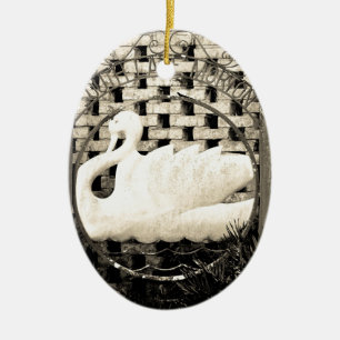 Ornamento De Cerâmica Lago histórico Morton