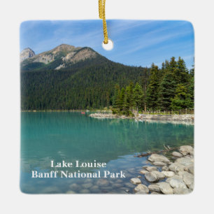 Ornamento De Cerâmica Lago Louise em Banff Canadá